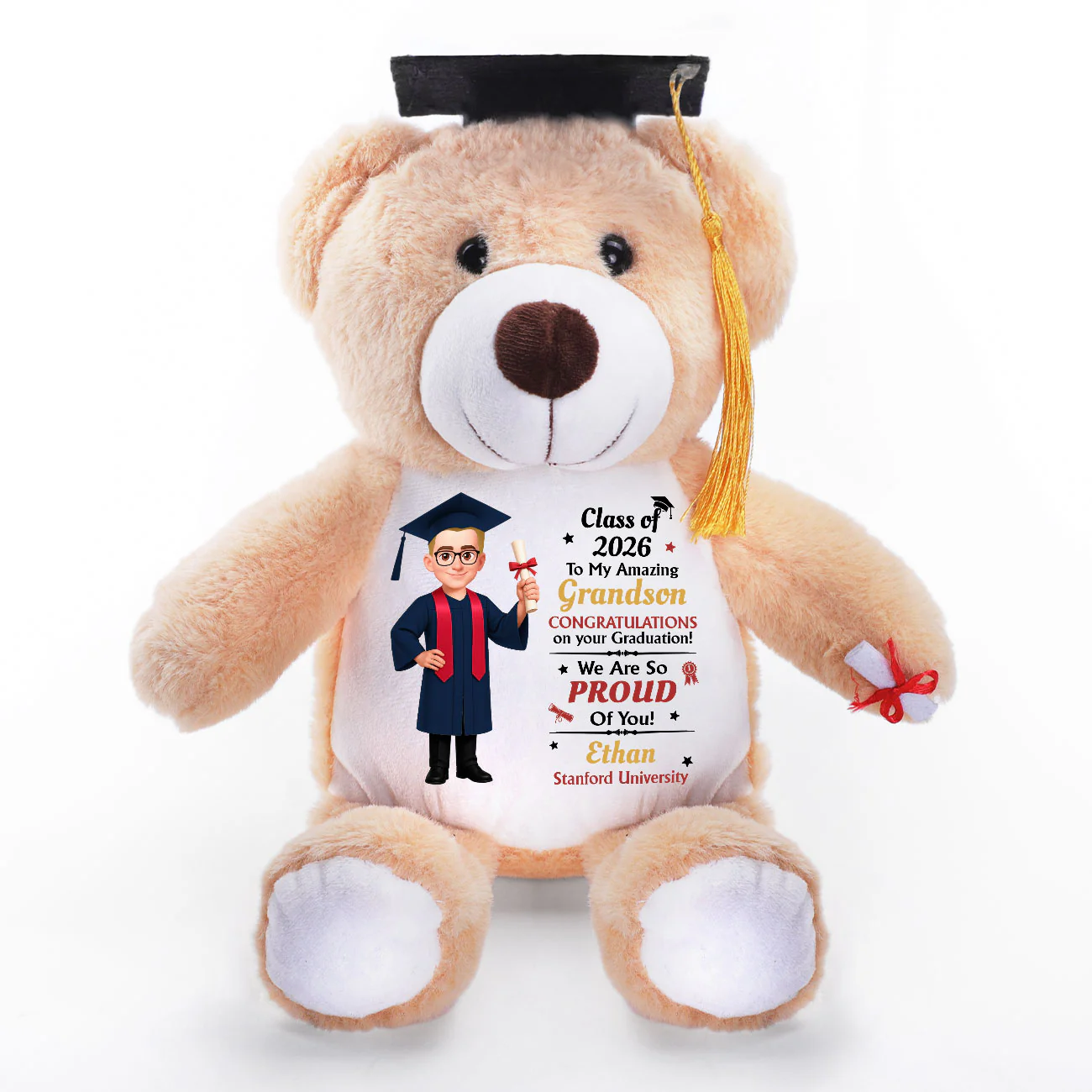 Graduation Pride - Personalized Graduation Teddy Bear