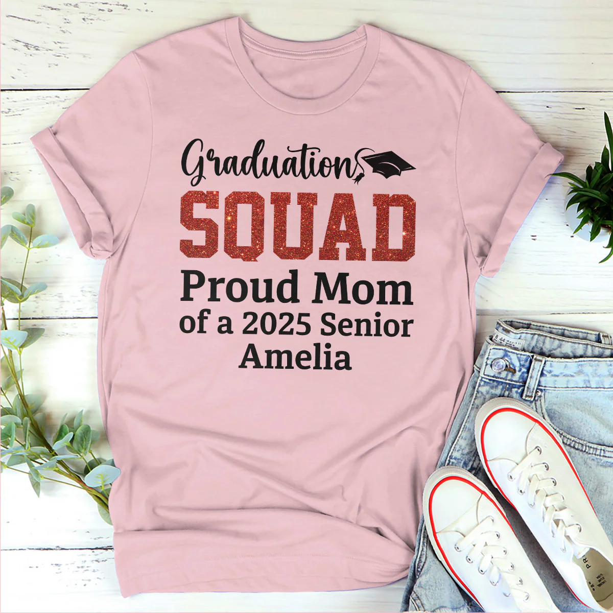 Graduation Squad - Personalized 2D Unisex T-shirt - Image 4