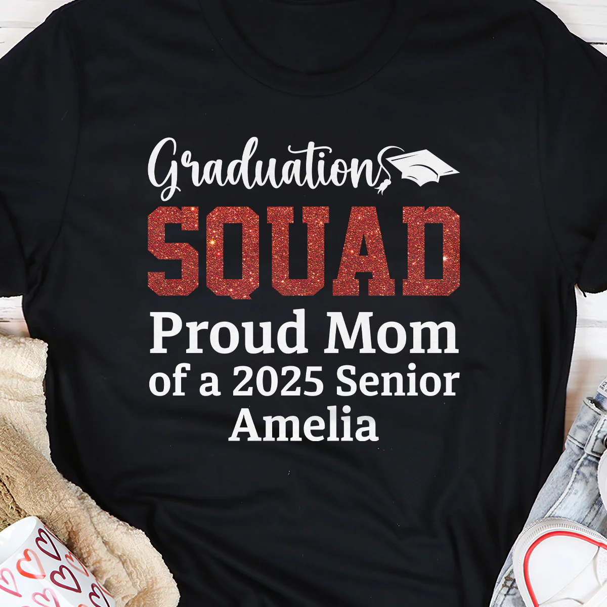 Graduation Squad - Personalized 2D Unisex T-shirt - Image 5