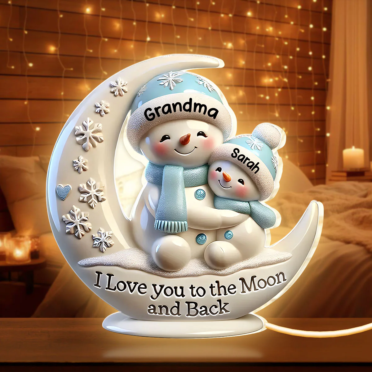 Grandma & Me Moonlight Snuggle - Personalized Light Box - Image 5