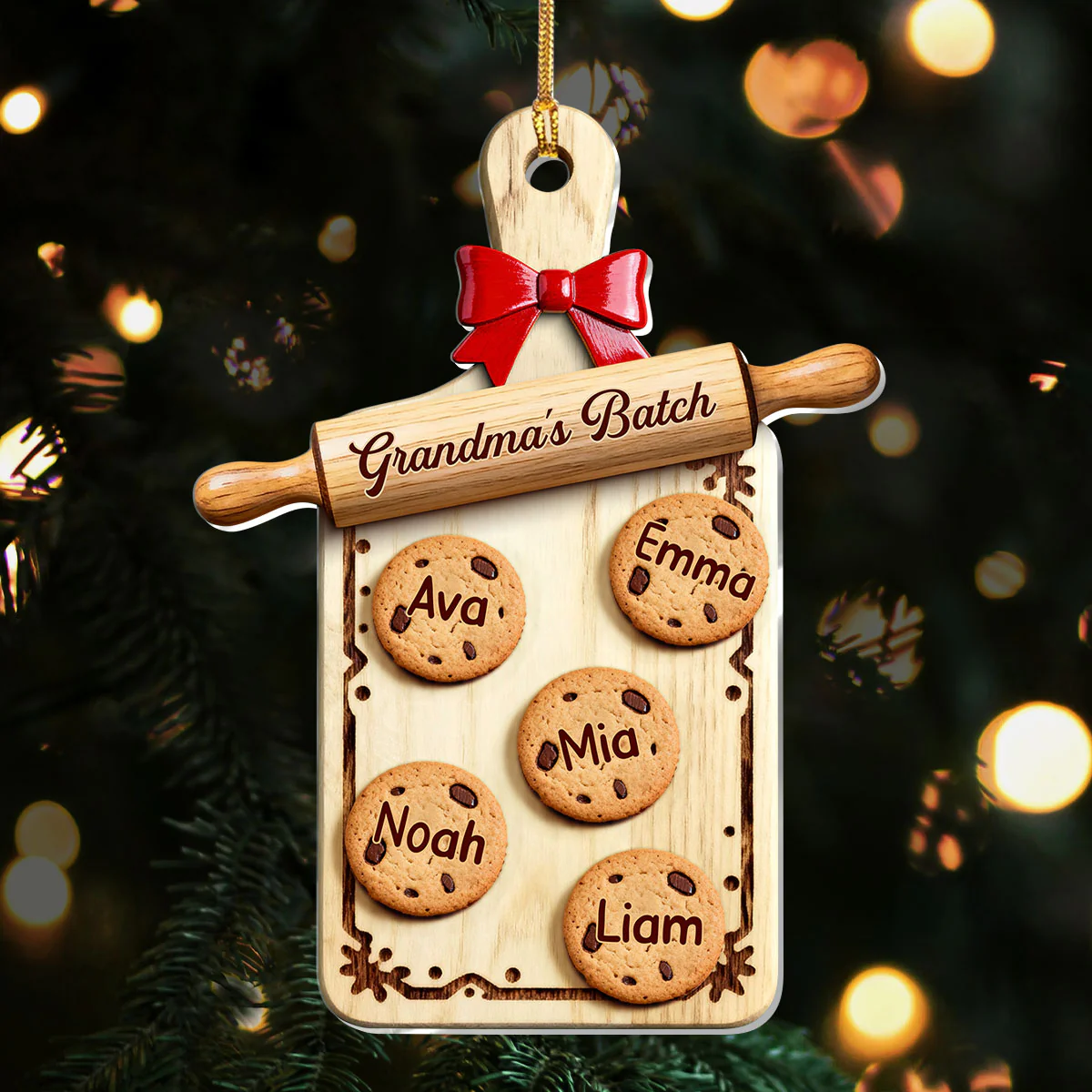 Grandma's Batch - Personalized 1-Layer Acrylic Ornament