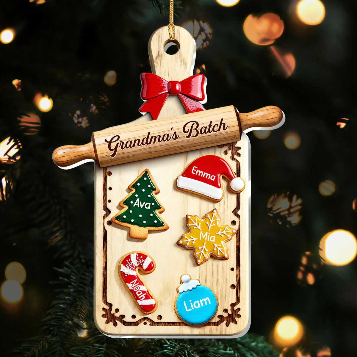 Grandma's Batch - Personalized 1-Layer Acrylic Ornament