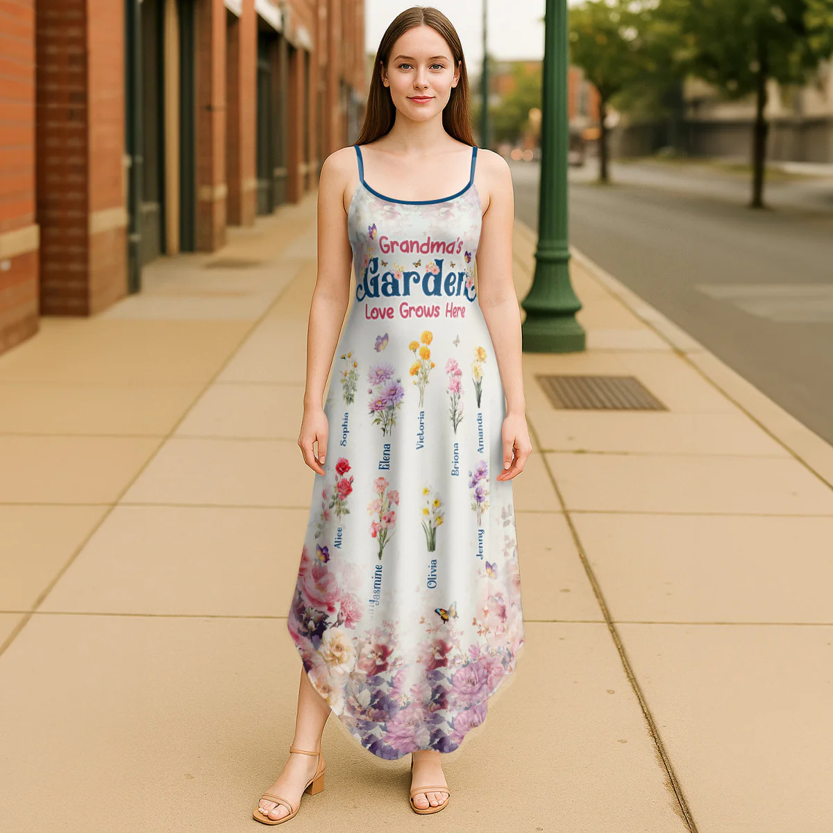 Grandma's Garden - Personalized Maxi Dress - Image 5