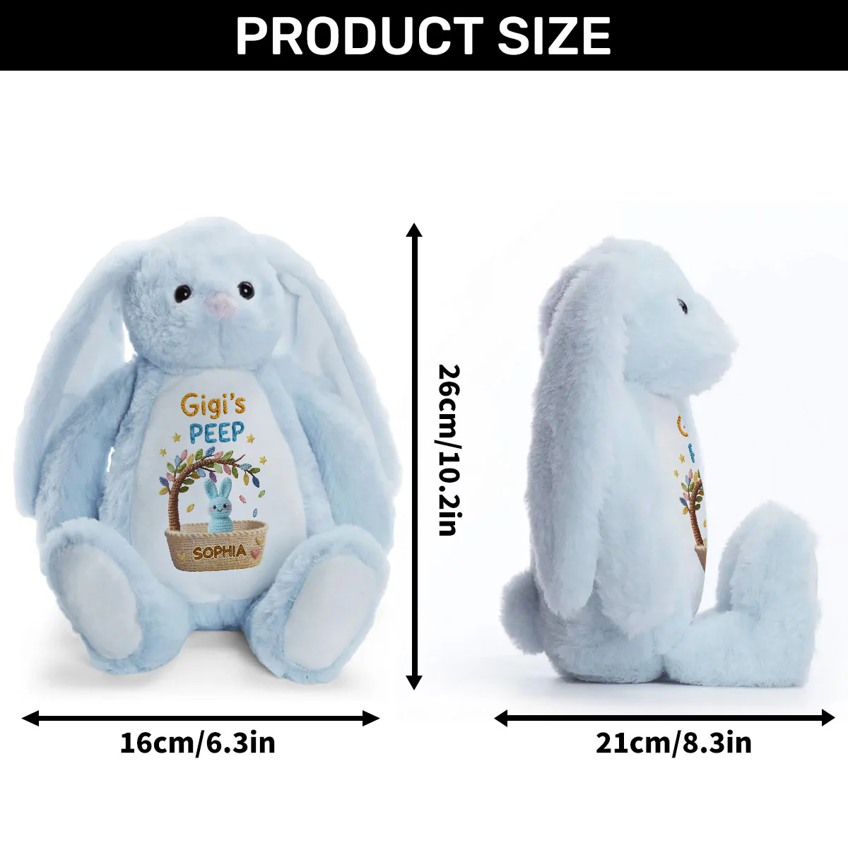 Grandma's Peep - Personalized Stuffed Bunny - Image 9