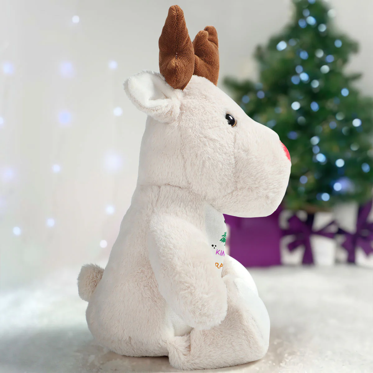 Grandma Tells Me - Personalized Stuffed Reindeer - Image 4