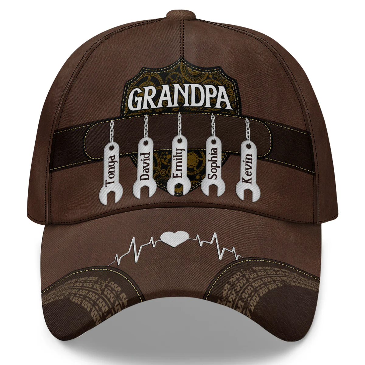 Grandpa Dad Kids - Personalized Classic Cap