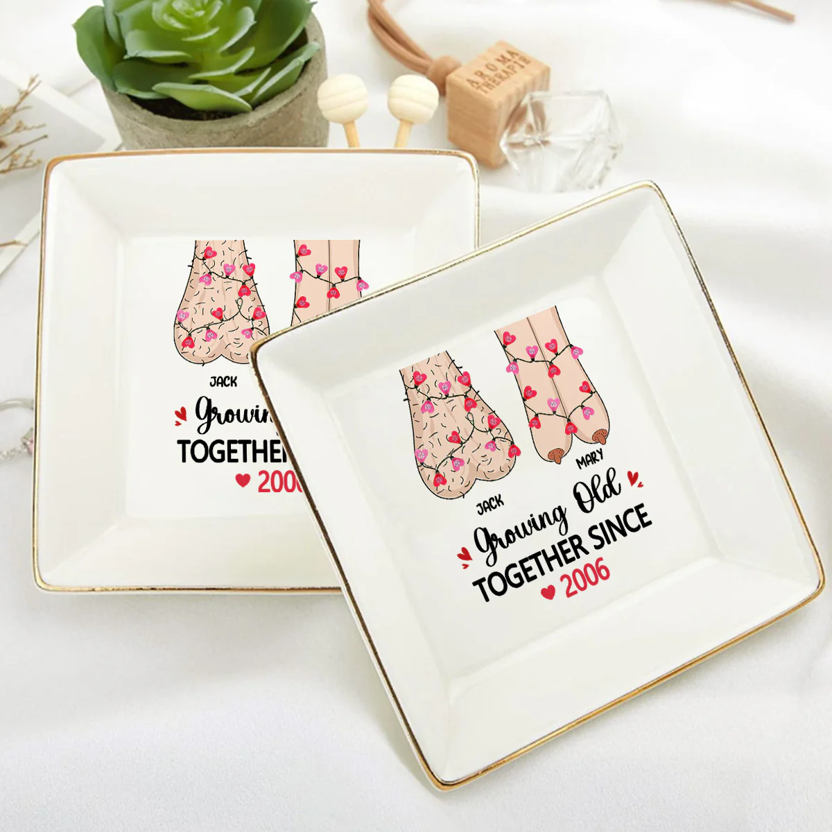 Growing Old - Personalized Jewelry Dish - Image 6