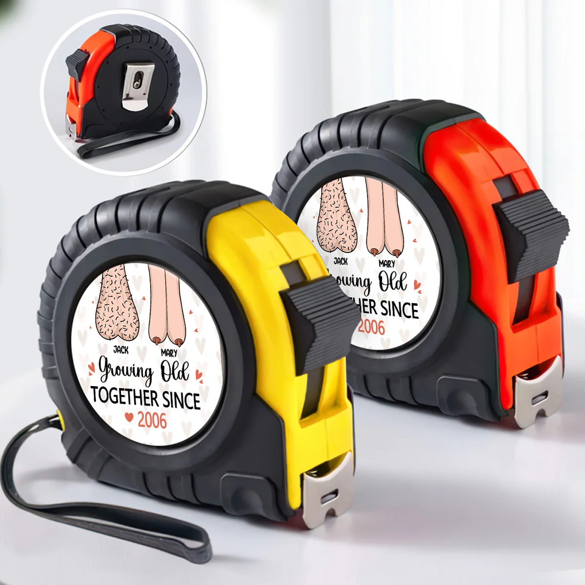 Growing Old - Personalized Tape Measure - Image 3