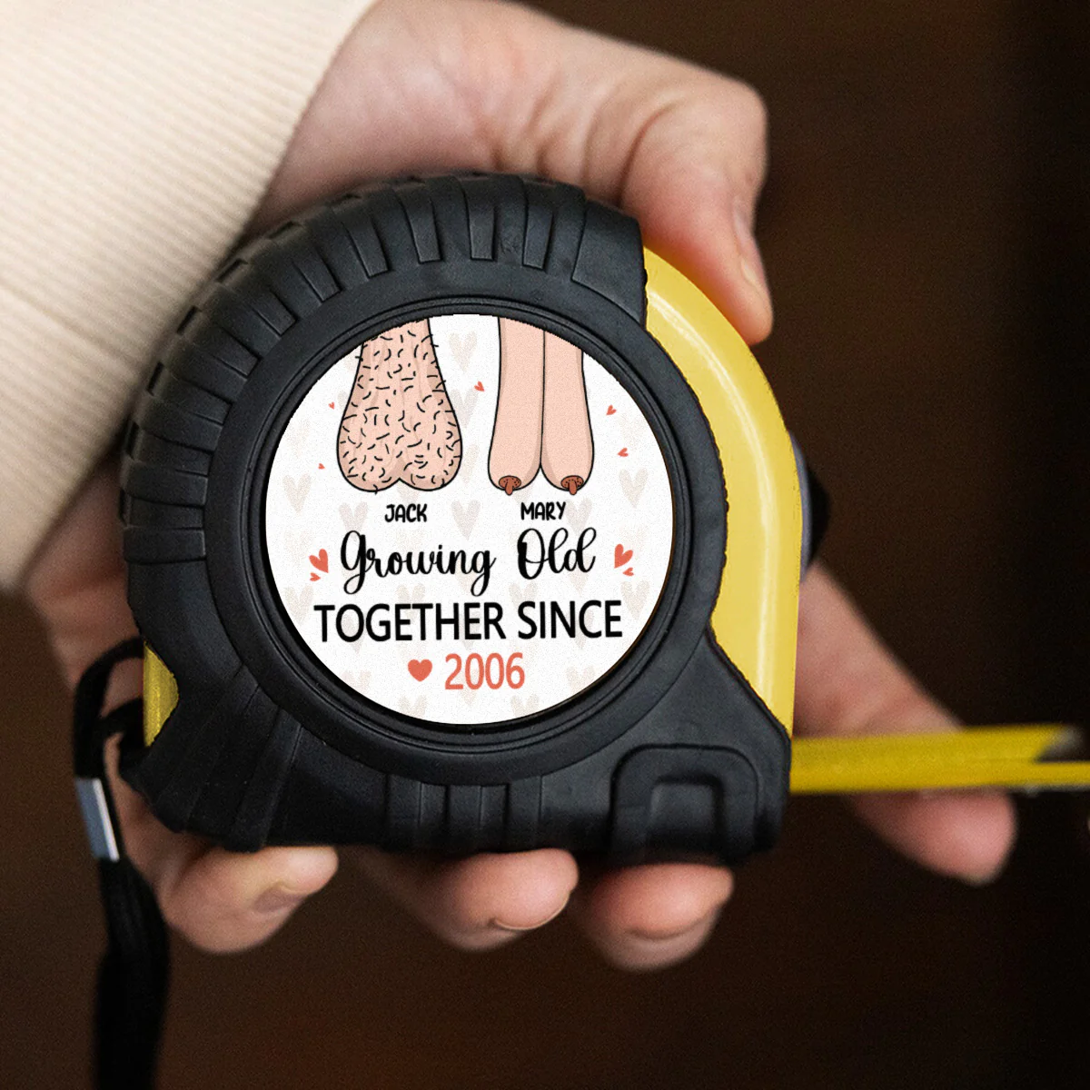 Growing Old - Personalized Tape Measure - Image 4
