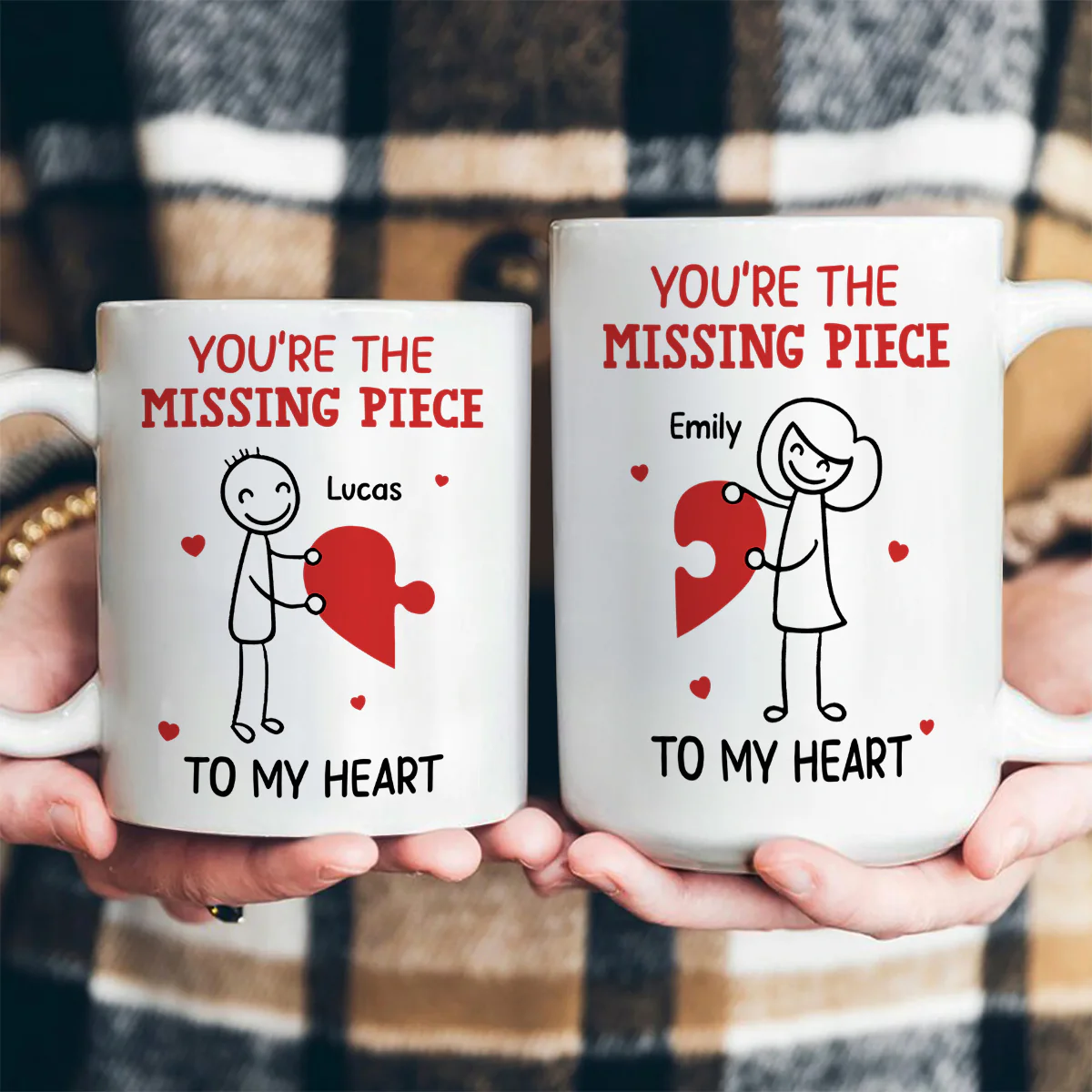 Growing Old Together - Personalized Ceramic Coffee Mug - Image 4