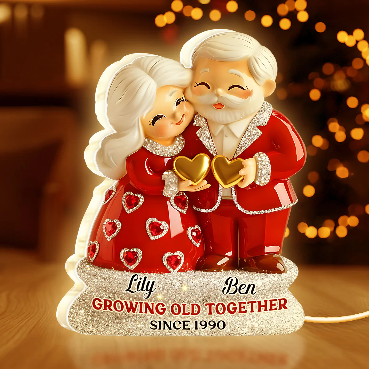 Growing Old Together - Personalized Light Box - Image 2