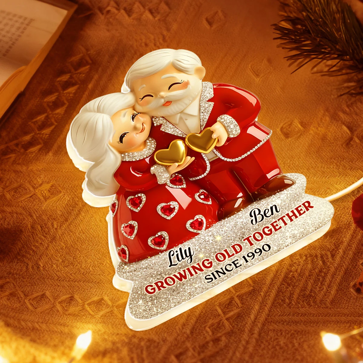 Growing Old Together - Personalized Light Box - Image 3