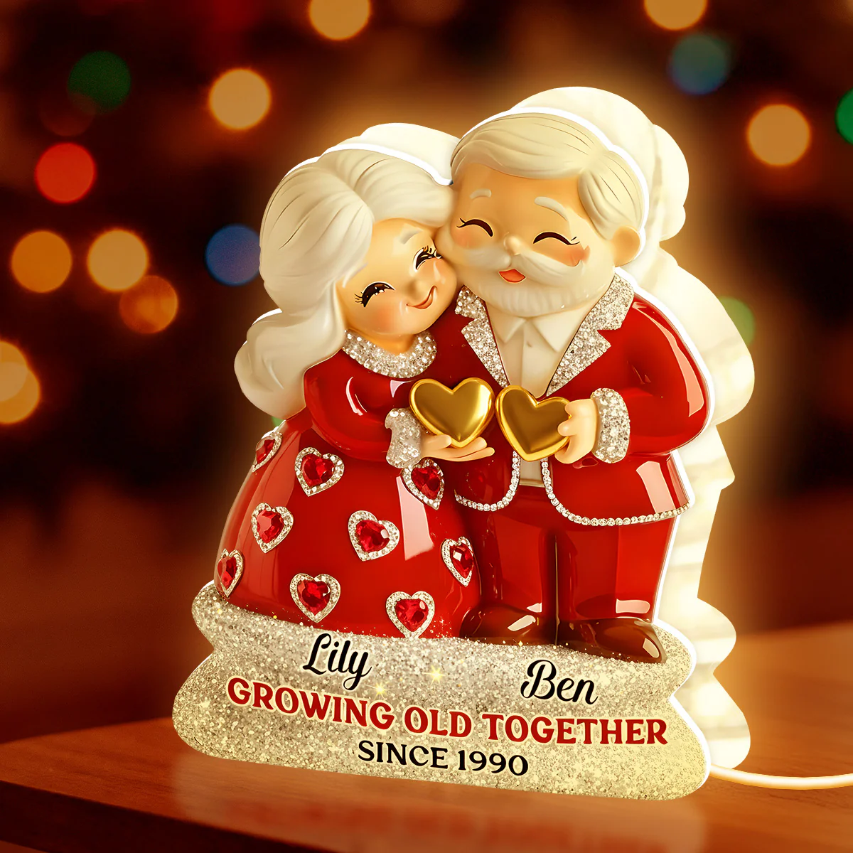 Growing Old Together - Personalized Light Box - Image 4