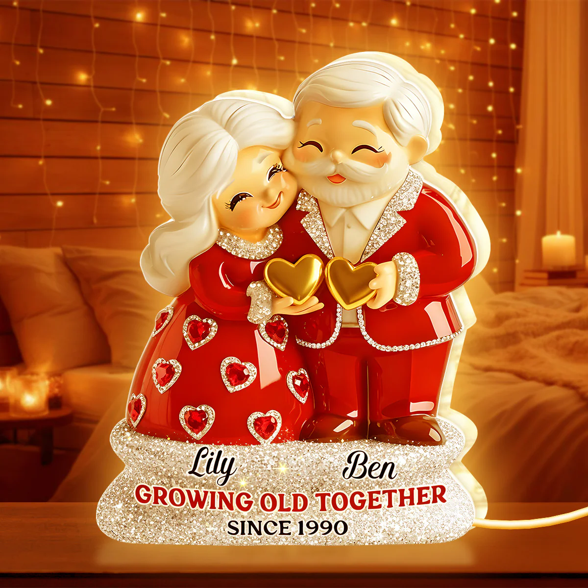 Growing Old Together - Personalized Light Box - Image 5