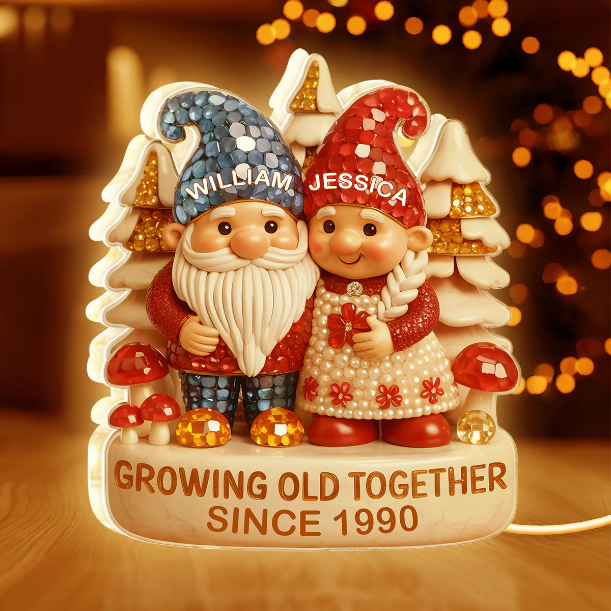 Growing Old Together - Personalized Light Box - Image 2