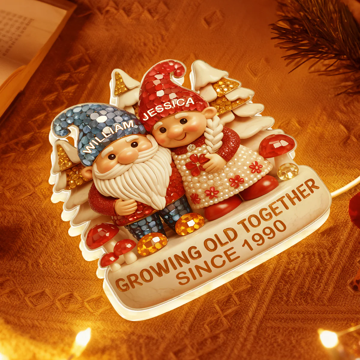 Growing Old Together - Personalized Light Box - Image 3