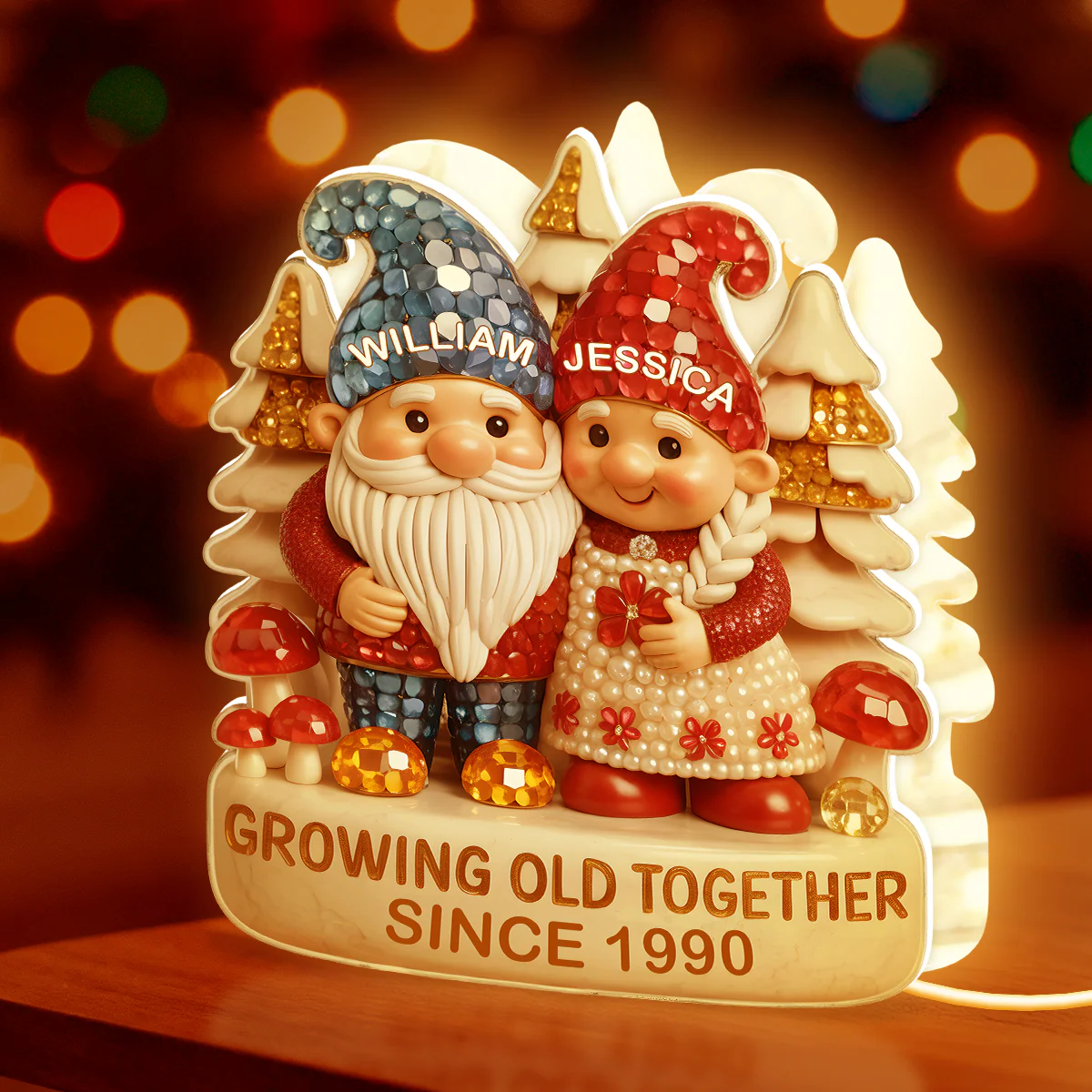 Growing Old Together - Personalized Light Box - Image 4