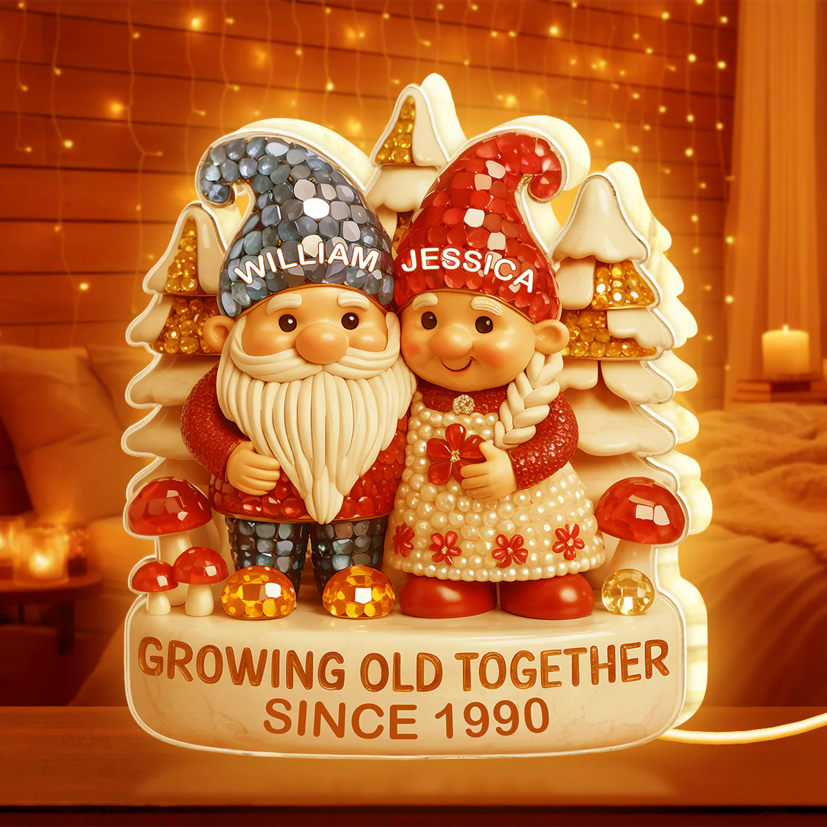 Growing Old Together - Personalized Light Box - Image 5