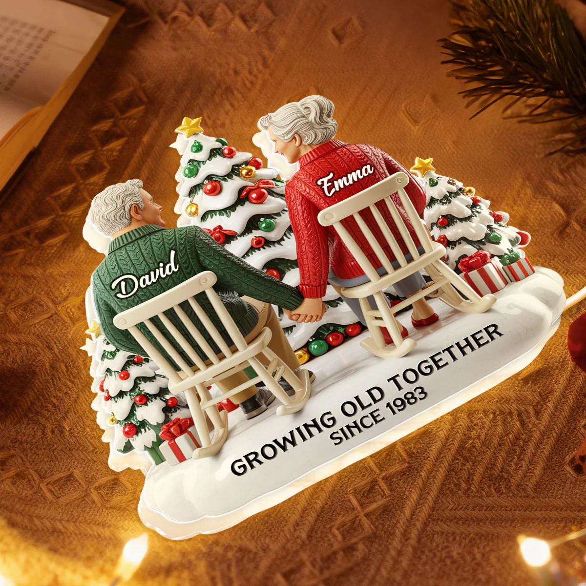 Growing Old Together - Personalized Light Box - Image 3