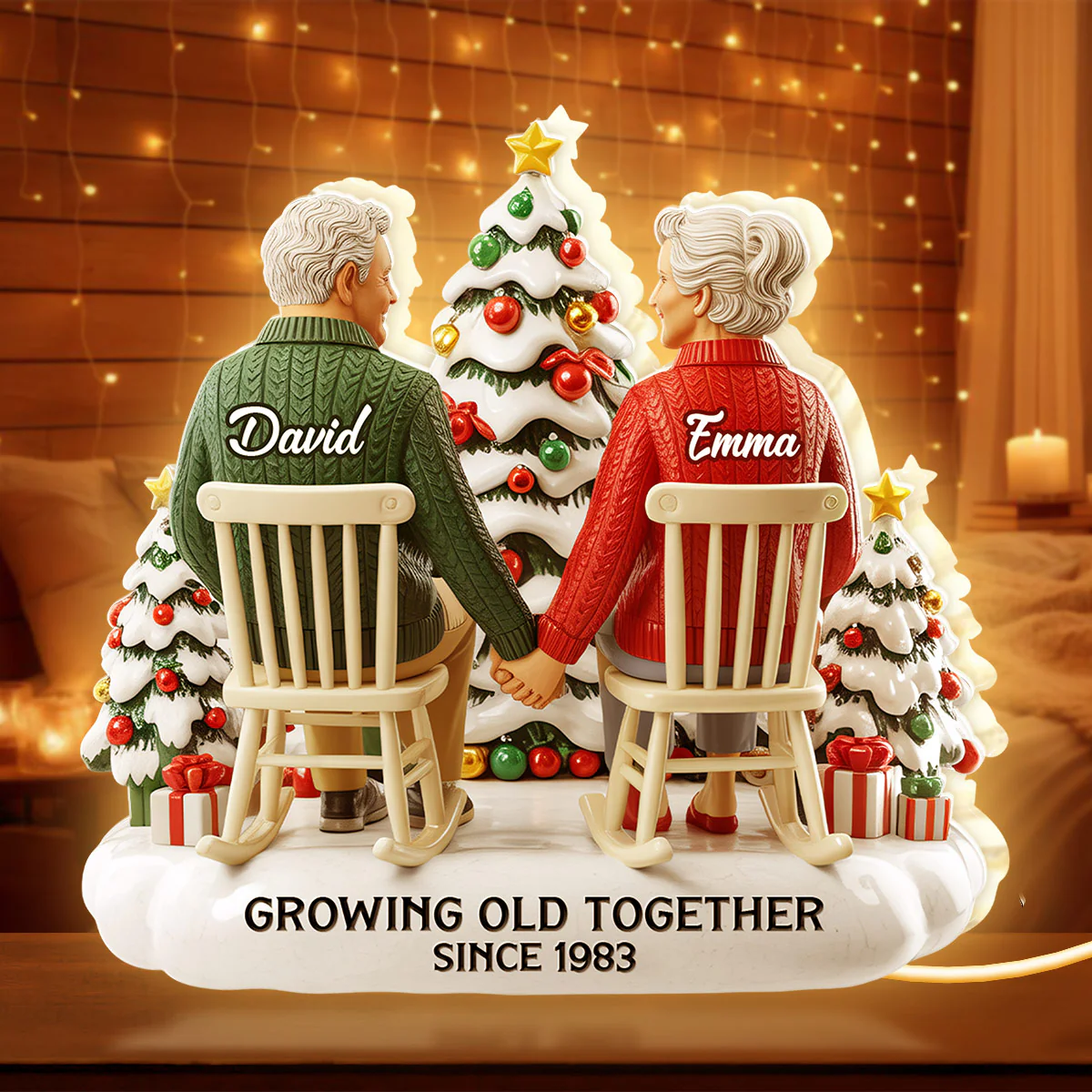 Growing Old Together - Personalized Light Box - Image 5