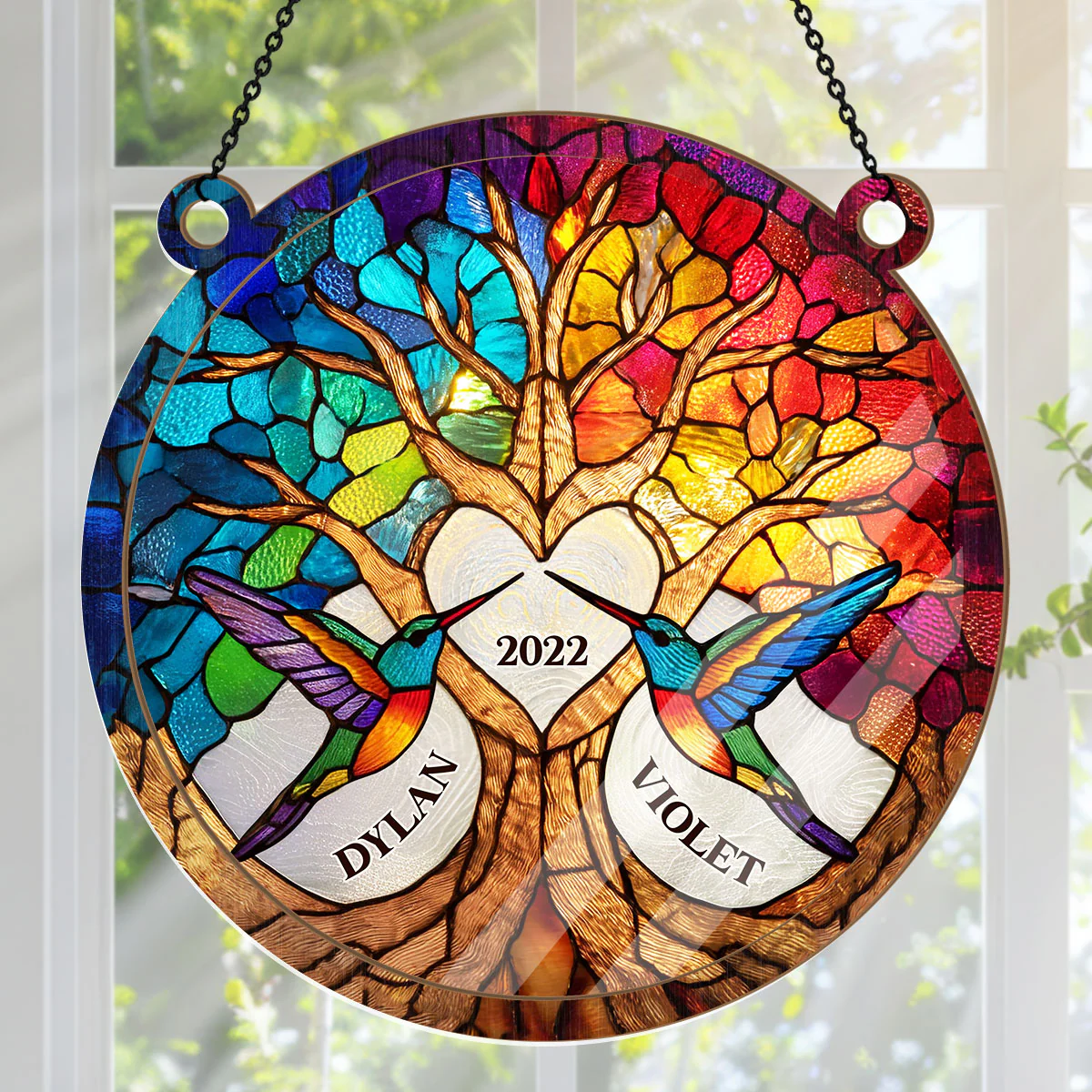Halo Of Harmony - Personalized Window Hanging Suncatcher