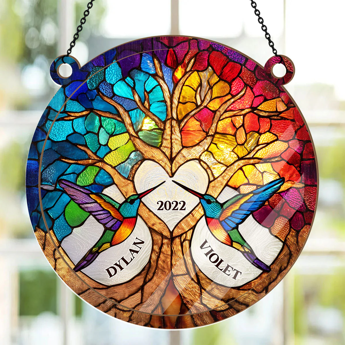 Halo Of Harmony - Personalized Window Hanging Suncatcher - Image 2
