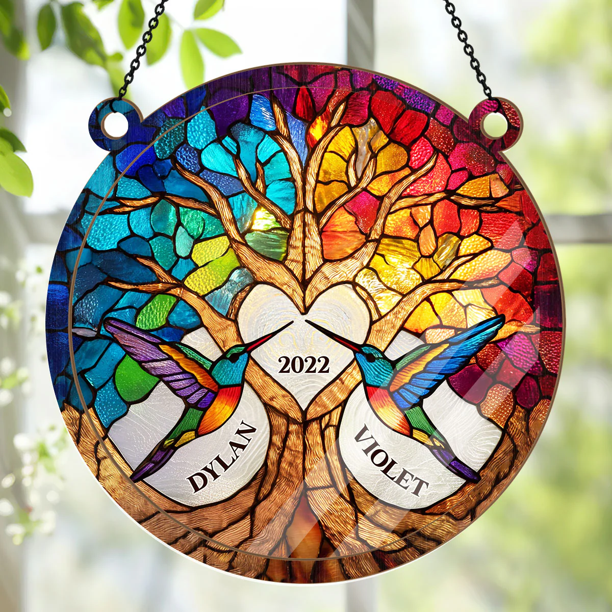 Halo Of Harmony - Personalized Window Hanging Suncatcher - Image 4