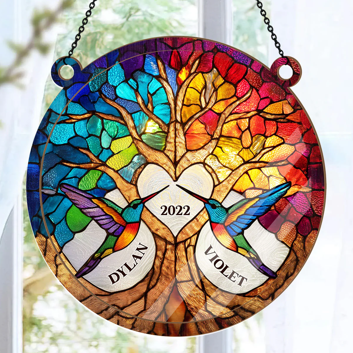 Halo Of Harmony - Personalized Window Hanging Suncatcher - Image 6