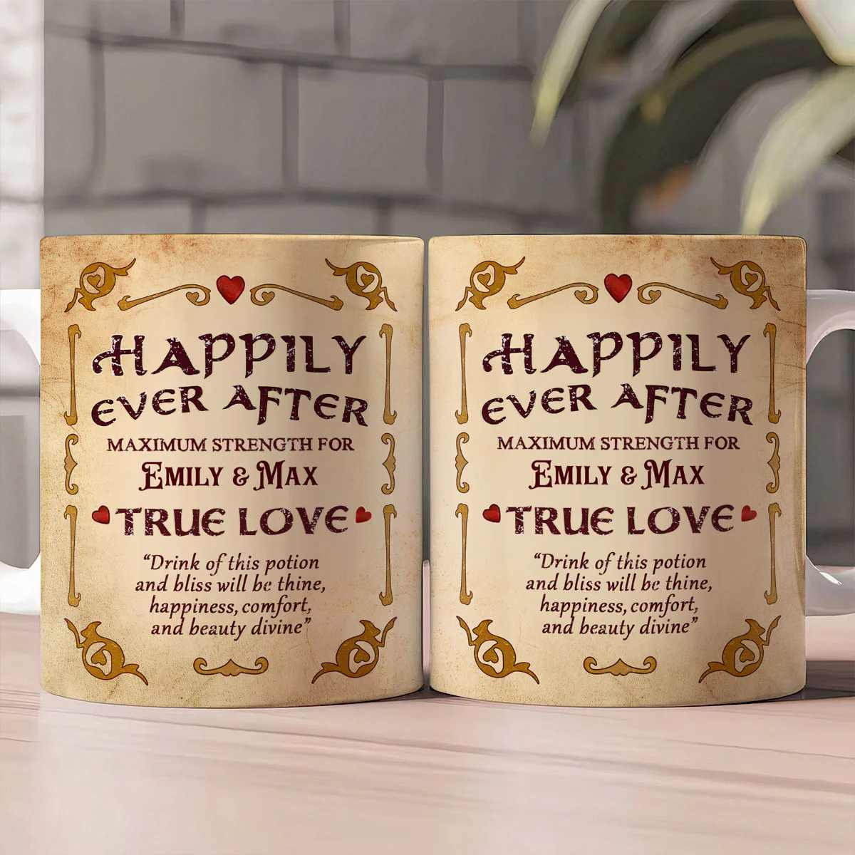 Happily Ever After Potion - Personalized Ceramic Coffee Mug - Image 2
