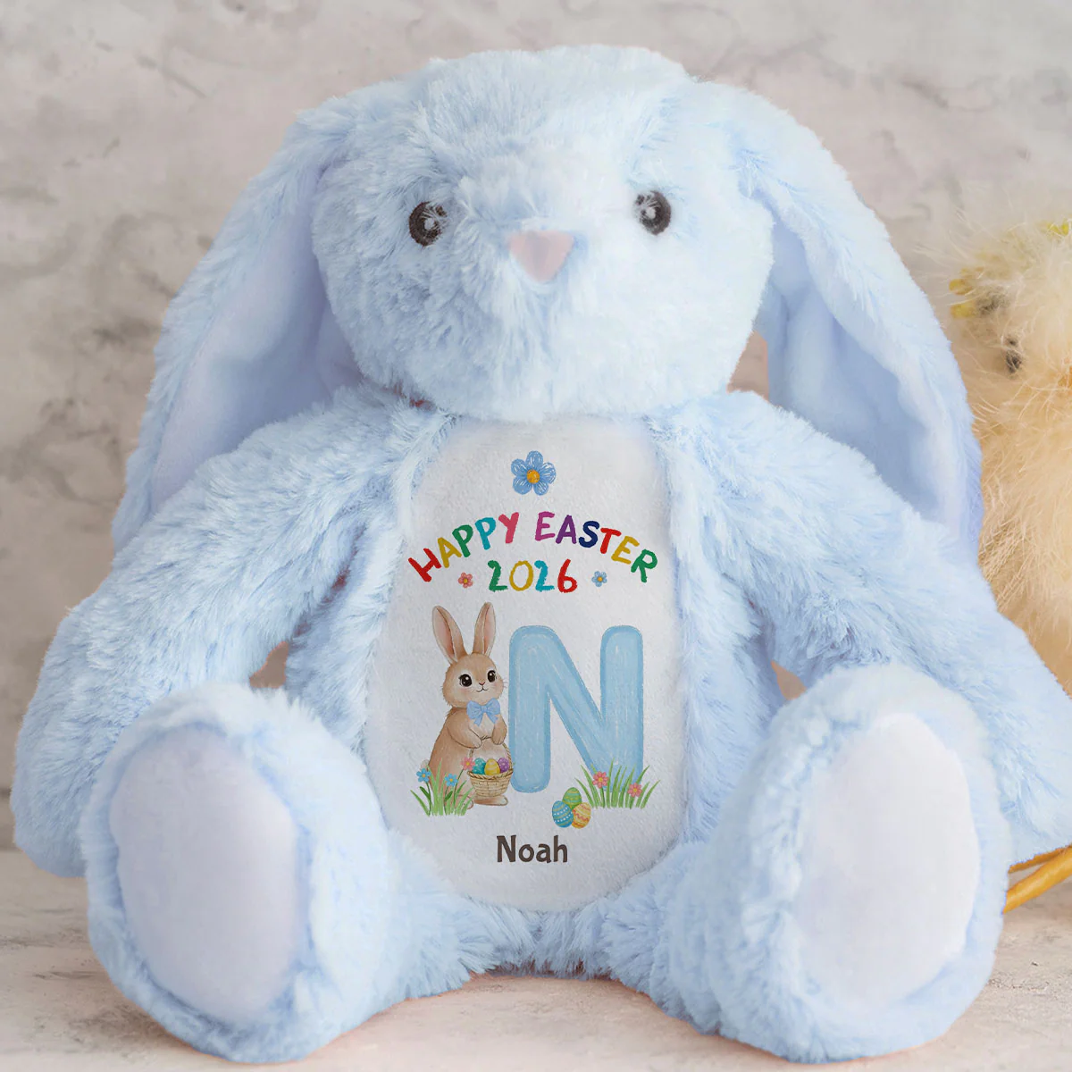 Happy Easter 2026 - Personalized Stuffed Bunny - Image 7