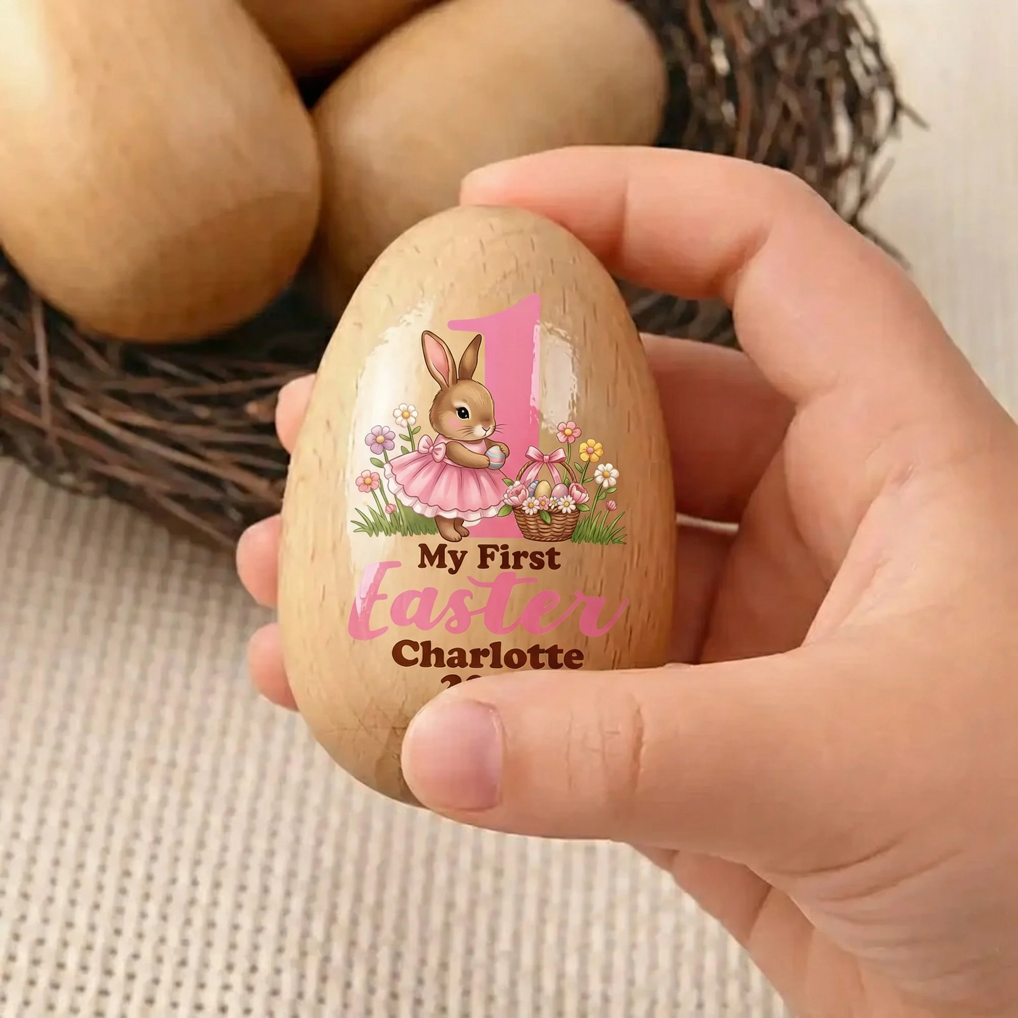 Happy Easter - Personalized Musical Easter Egg Shaker - Image 3
