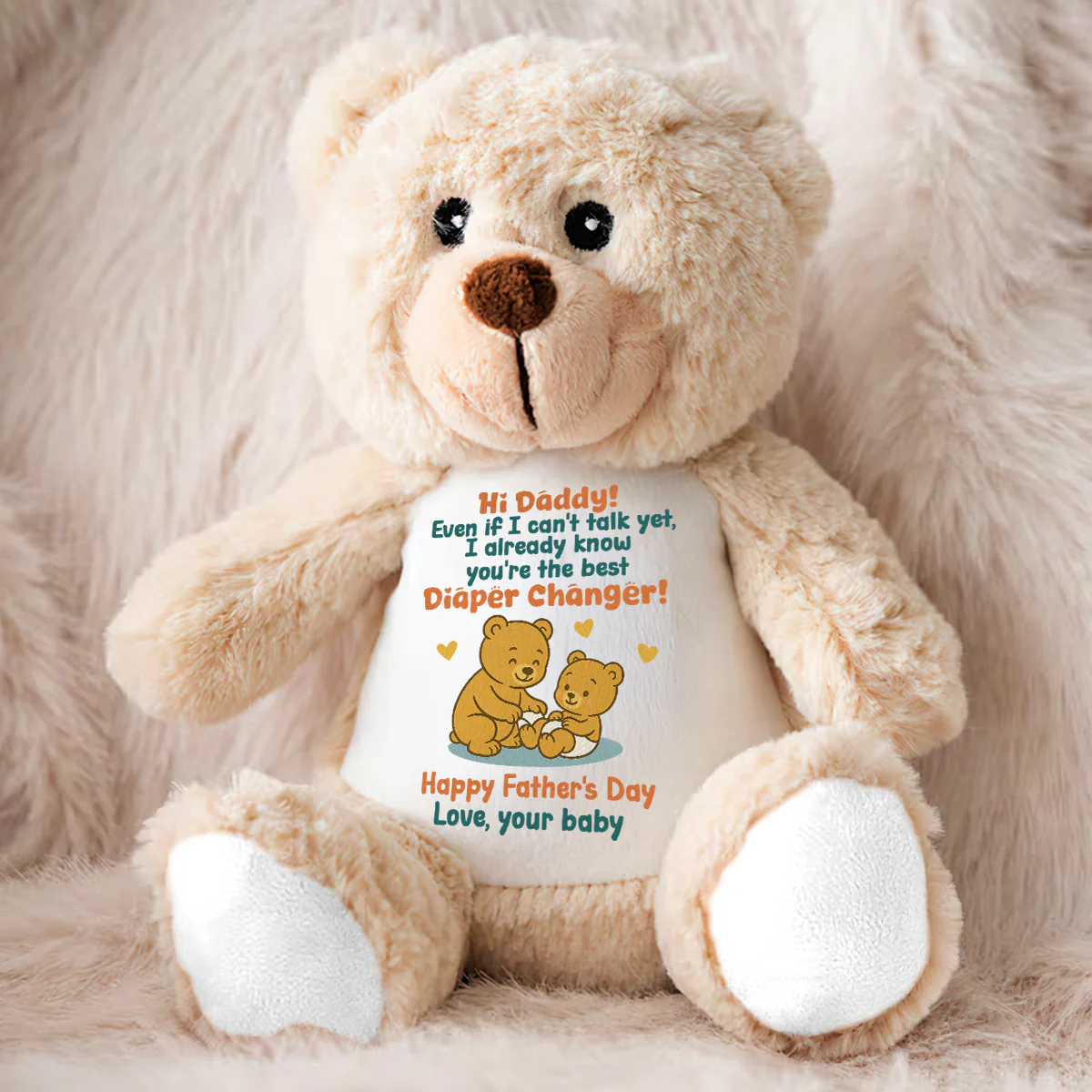 Happy Father's Day - Personalized Teddy Bear - Image 6