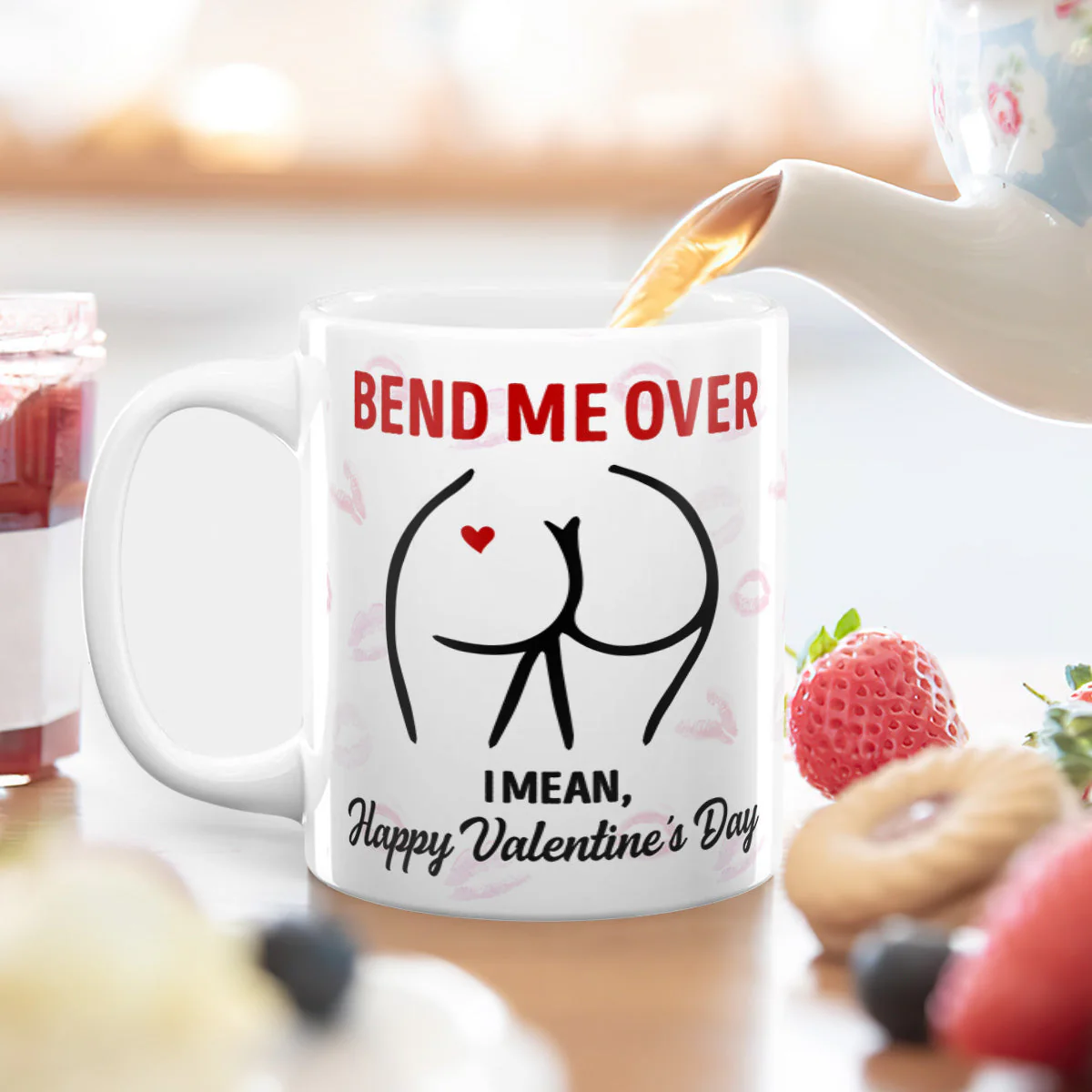 Happy Valentine's Day - Personalized Mug - Image 4