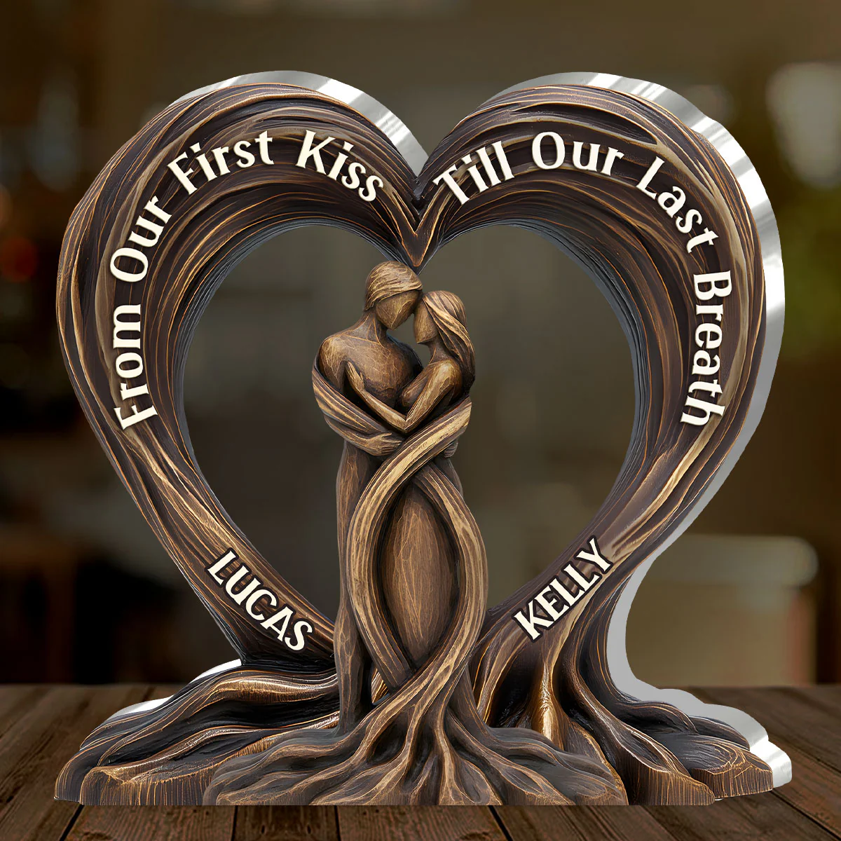 Heart Of The Trees - Personalized Custom Shaped Squared Acrylic Plaque - Image 4