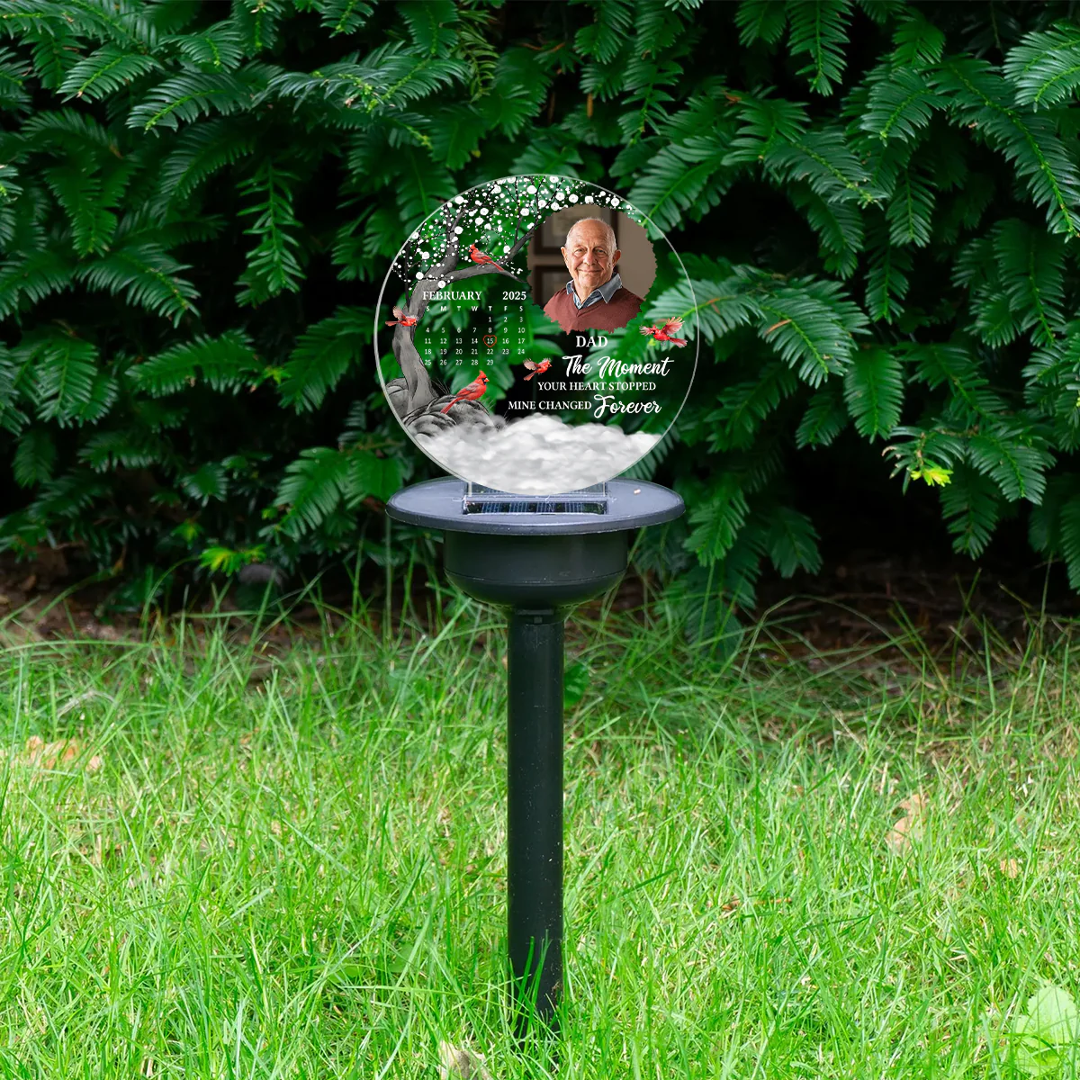 Heartfelt Memory With You - Personalized Solar Light - Image 4
