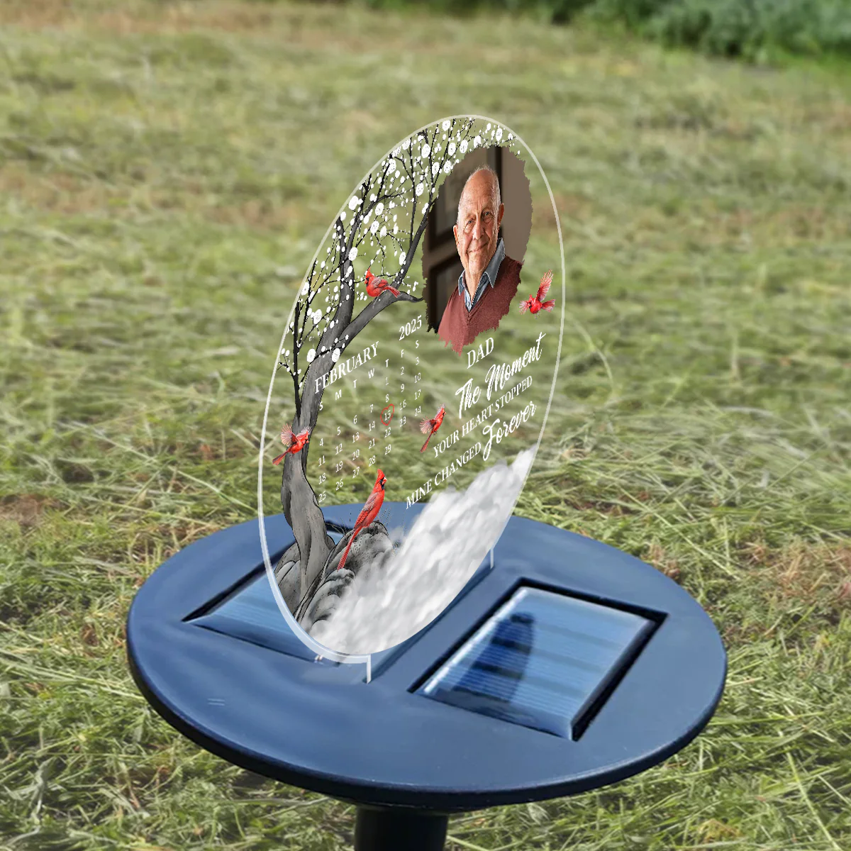Heartfelt Memory With You - Personalized Solar Light - Image 5