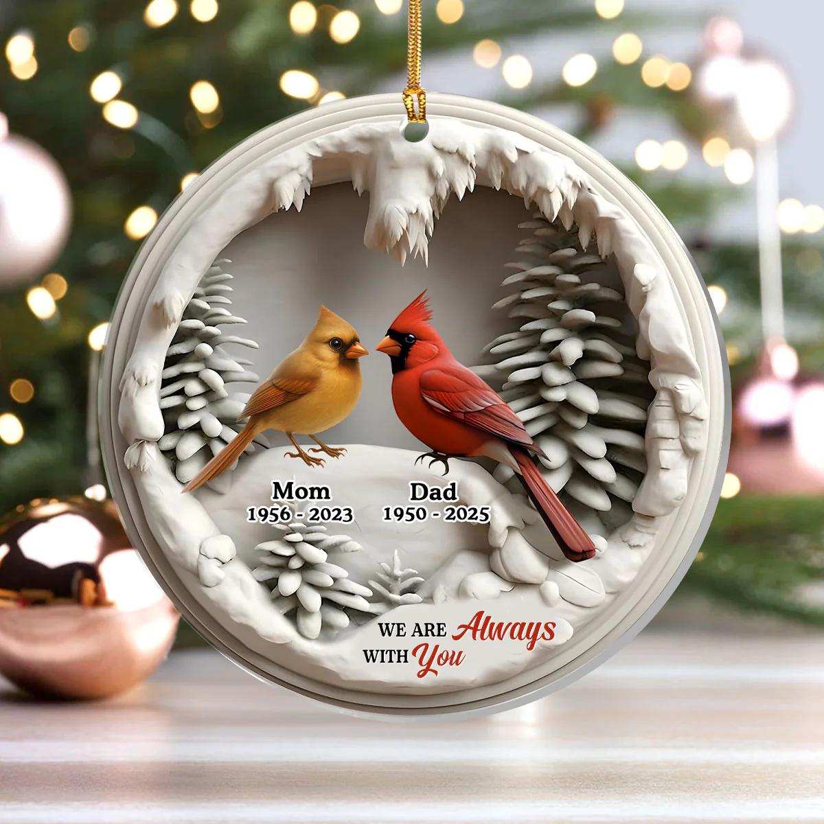 Heaven’s Messenger - Personalized 1-Layer Acrylic Ornament - Image 4
