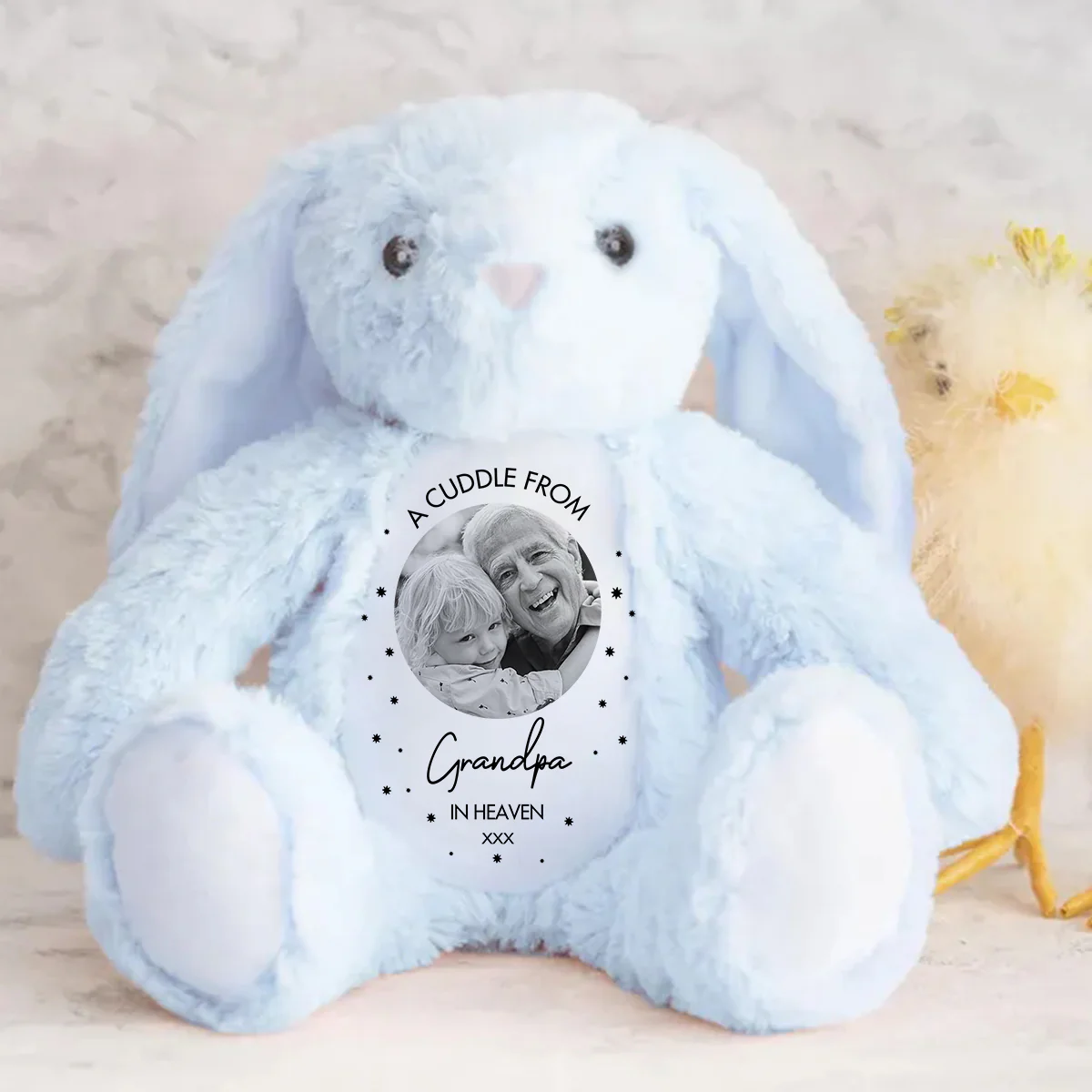 Heavenly Cuddle - Personalized Stuffed Bunny - Image 4