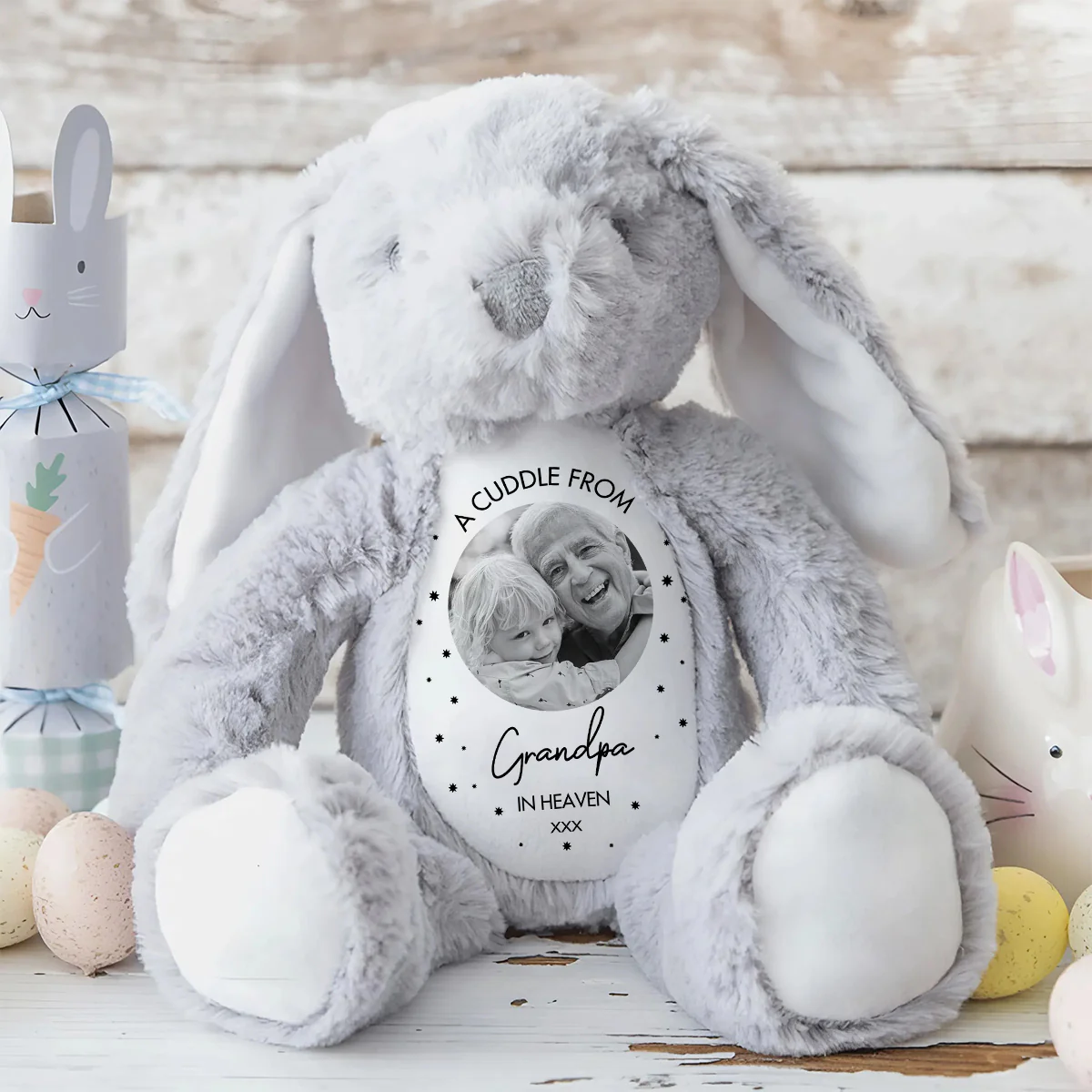 Heavenly Cuddle - Personalized Stuffed Bunny - Image 8