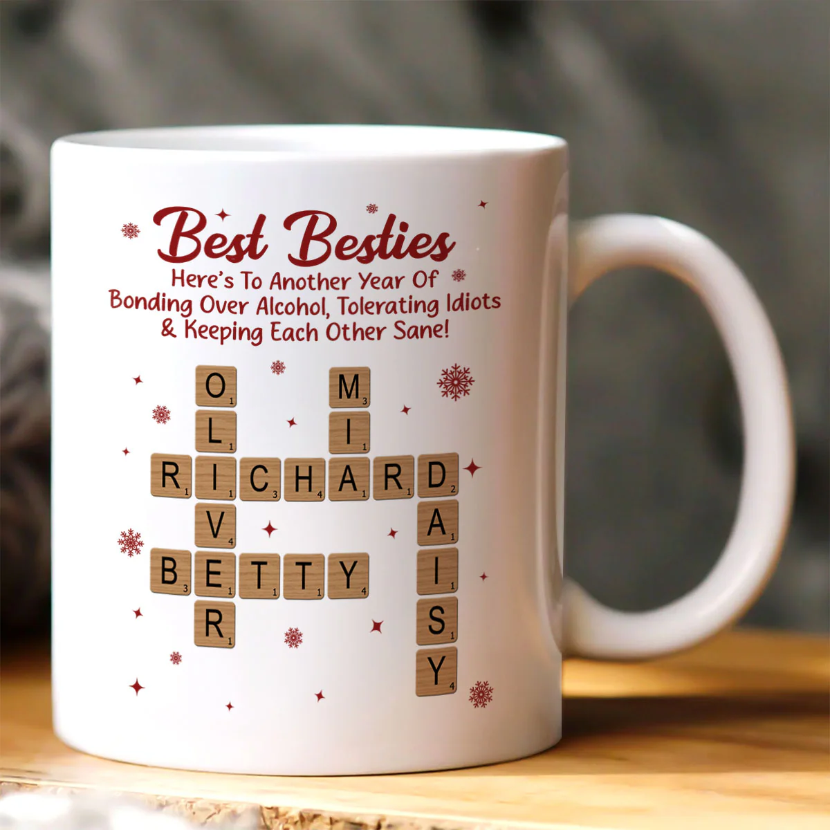 Here’s to Another Year - Personalized Ceramic Coffee Mug
