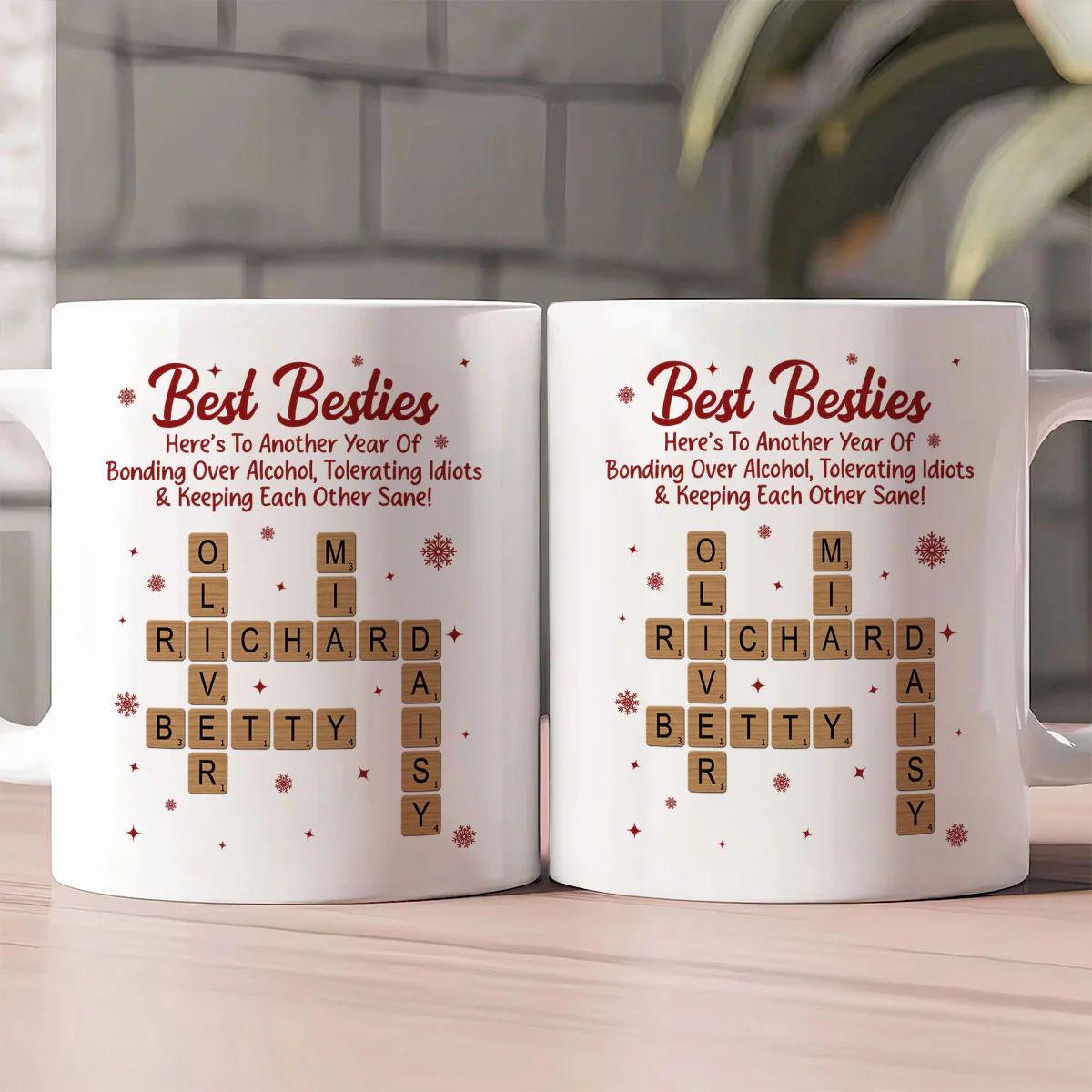 Here’s to Another Year - Personalized Ceramic Coffee Mug - Image 2