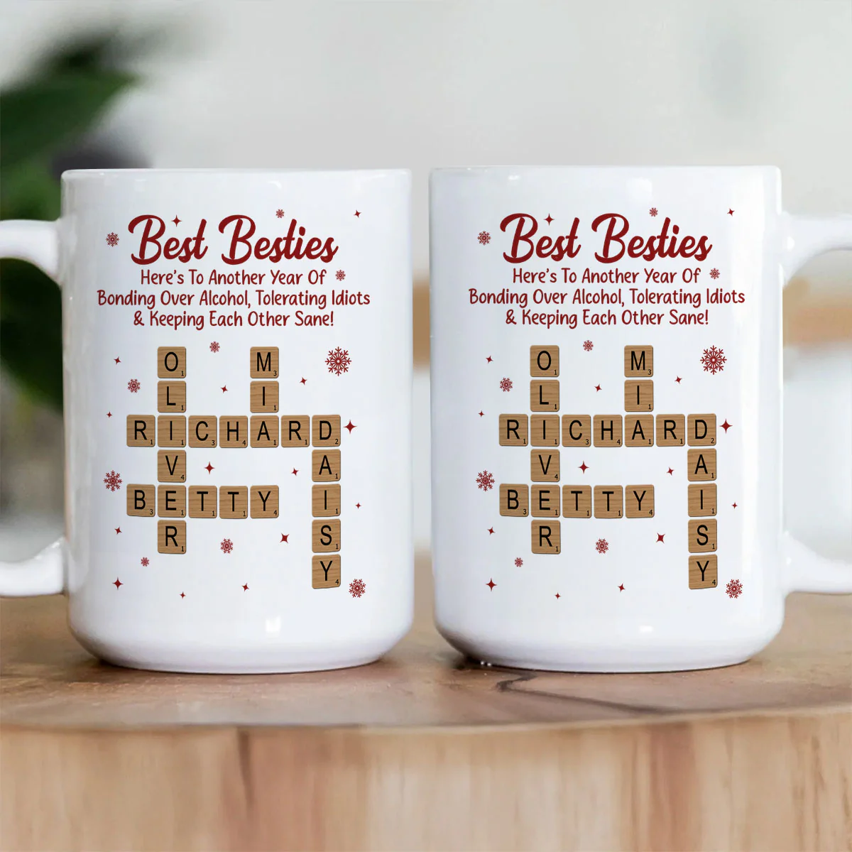 Here’s to Another Year - Personalized Ceramic Coffee Mug - Image 3