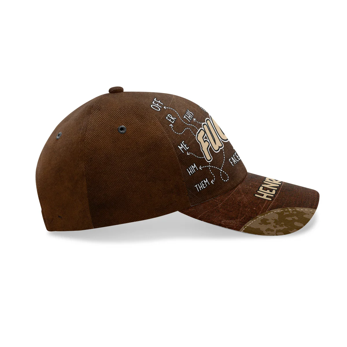 Him Her - Personalized Classic Cap - Image 4