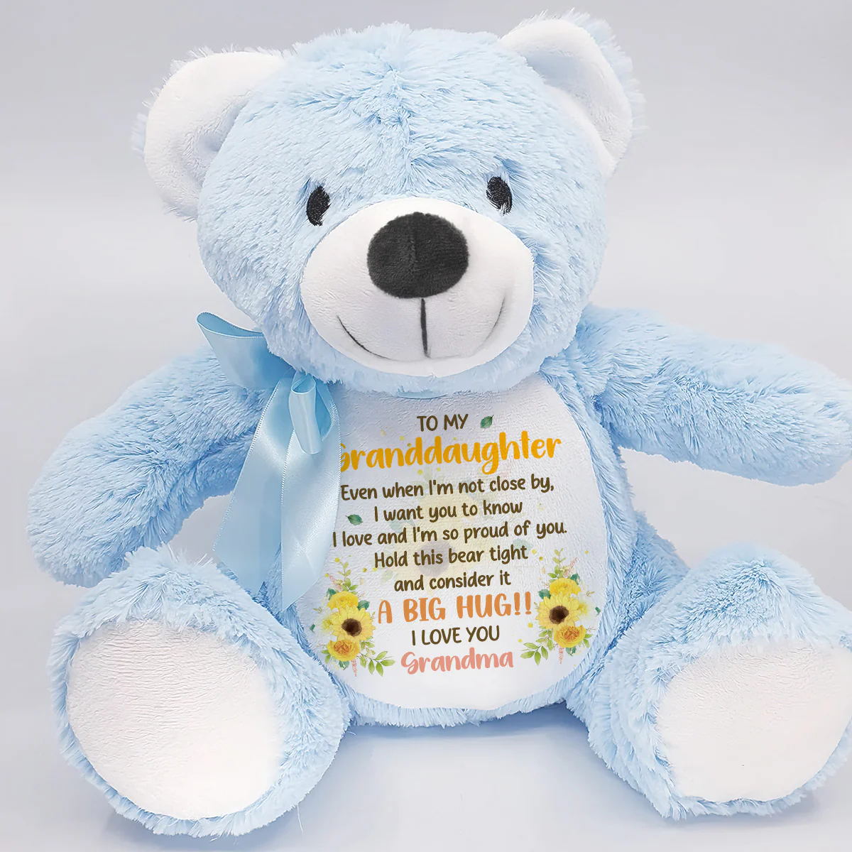 Hold This Bear Tight And I Hug You - Personalized Teddy Bear - Image 8