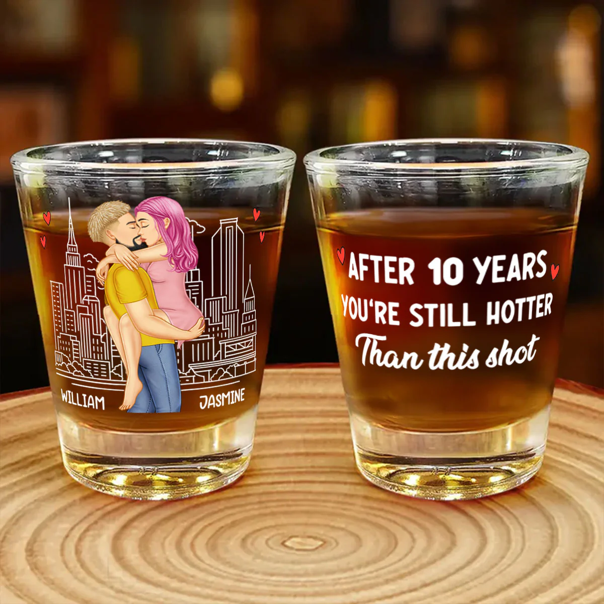 Hotter Than This Shot - Personalized Shot Glass