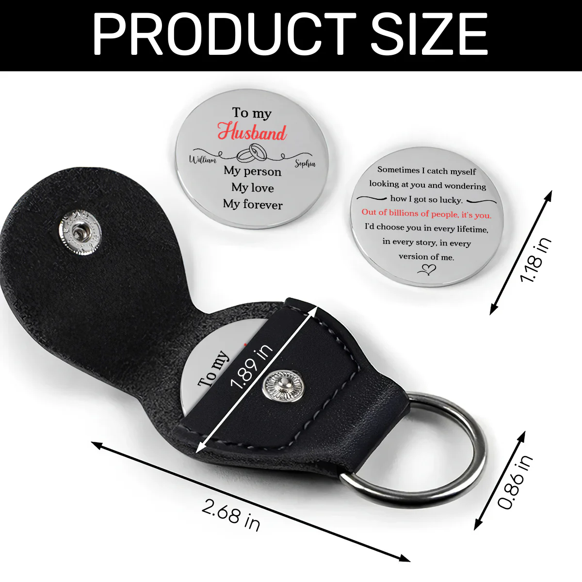 How Lucky I Am - Personalized Pocket Hug - Image 5