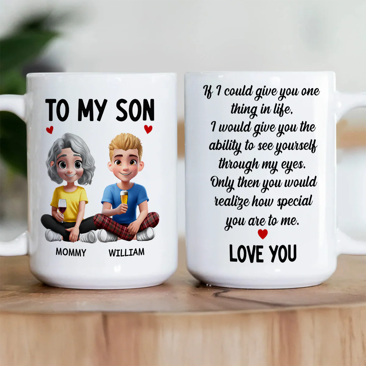 How Special You Are To Me - Personalized Ceramic Coffee Mug - Image 2