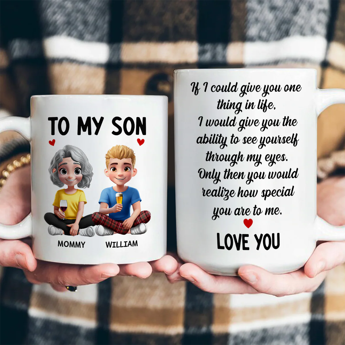 How Special You Are To Me - Personalized Ceramic Coffee Mug - Image 3