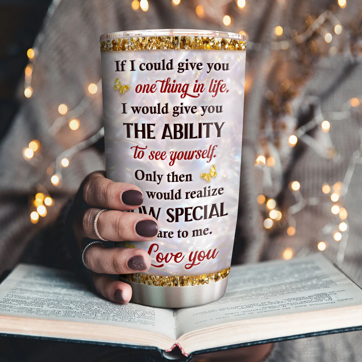 How Special You Are to Me - Personalized Stainless Steel Tumbler - Image 3