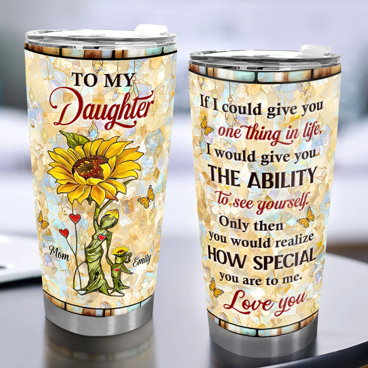 How Special You Are to Me - Personalized Stainless Steel Tumbler